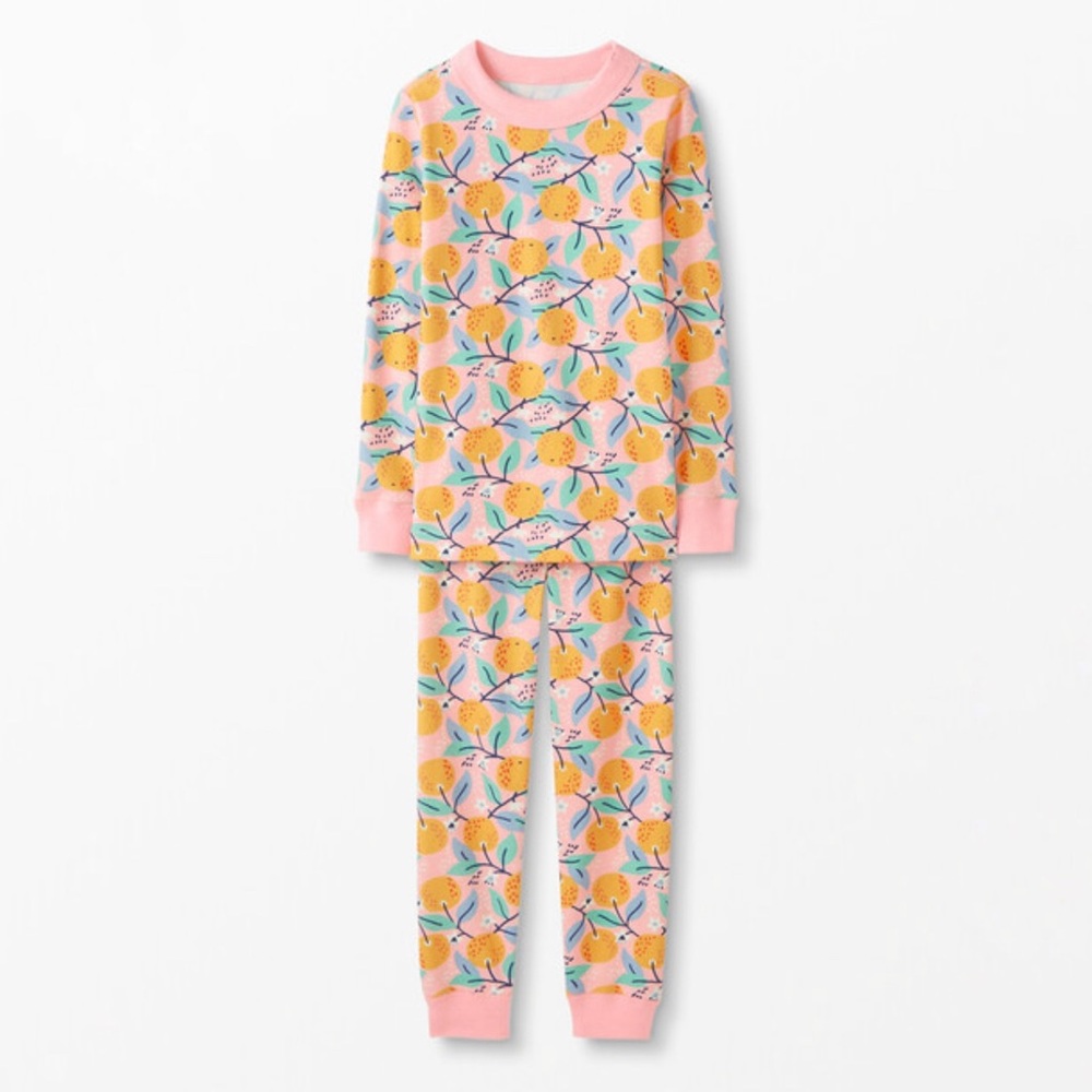 🍊 Hanna Andersson Clementine Pajama Set Size 4T 🍊